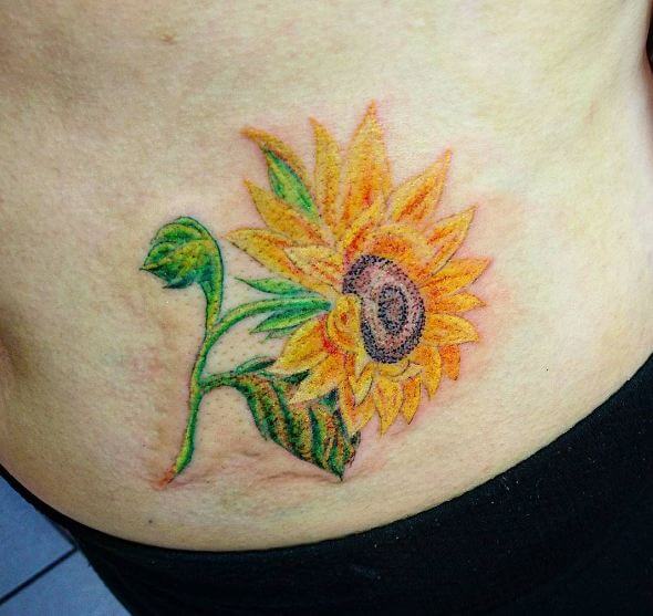 Cool Sunflower Tattoos