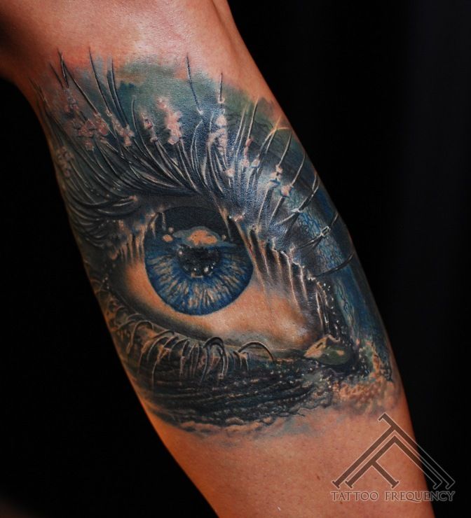 Eyeball Tattoo On Arm (5)