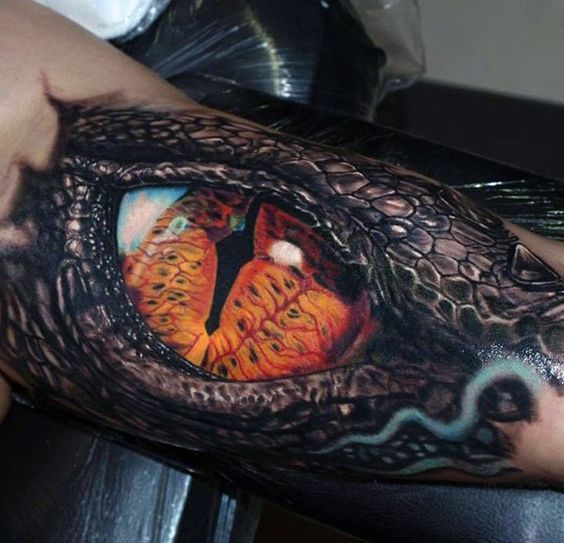 Eyeball Tattoo On Arm (6)