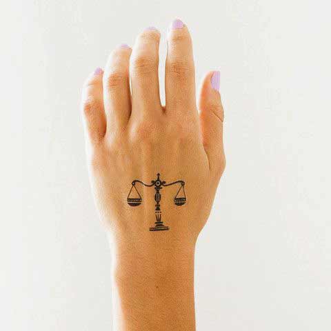 Libra Symbol Tattoo (5)