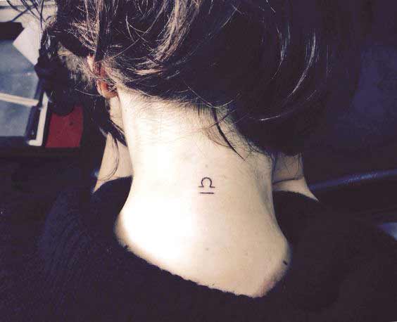 Libra Symbol Tattoo (7)