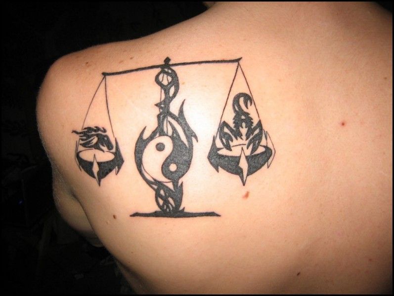 Libra Tattoo Design (9)