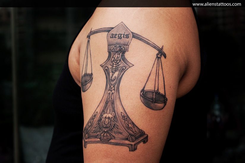 Libra Tattoo Meaning (1)