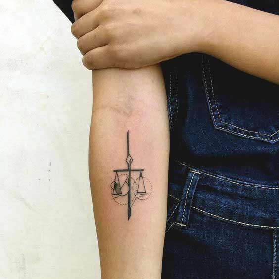Libra Tattoos On Wrist (8)
