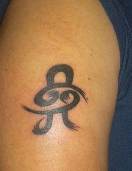 Libra Zodiac Sign Tattoo (9)