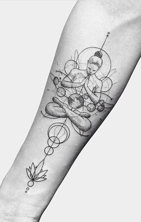 Meditation Tattoo Designs (10)