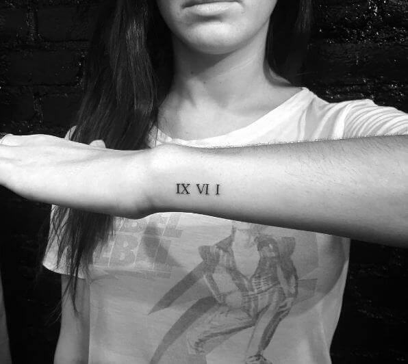 260+ Best Roman Numeral Tattoos (2023) Font Styles & Numbers Designs