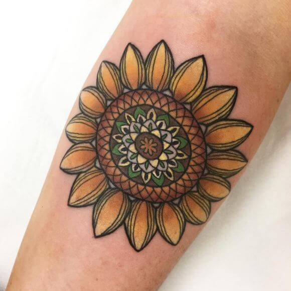 Nice Sunflower Tattoos