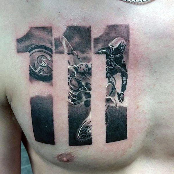 Number 3 Tattoo Designs (2)