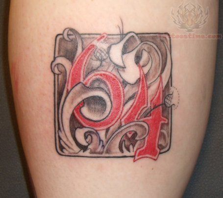 Number 5 Tattoo Font (5)