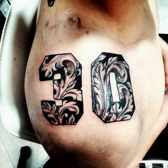 Number 5 Tattoo Font (7)