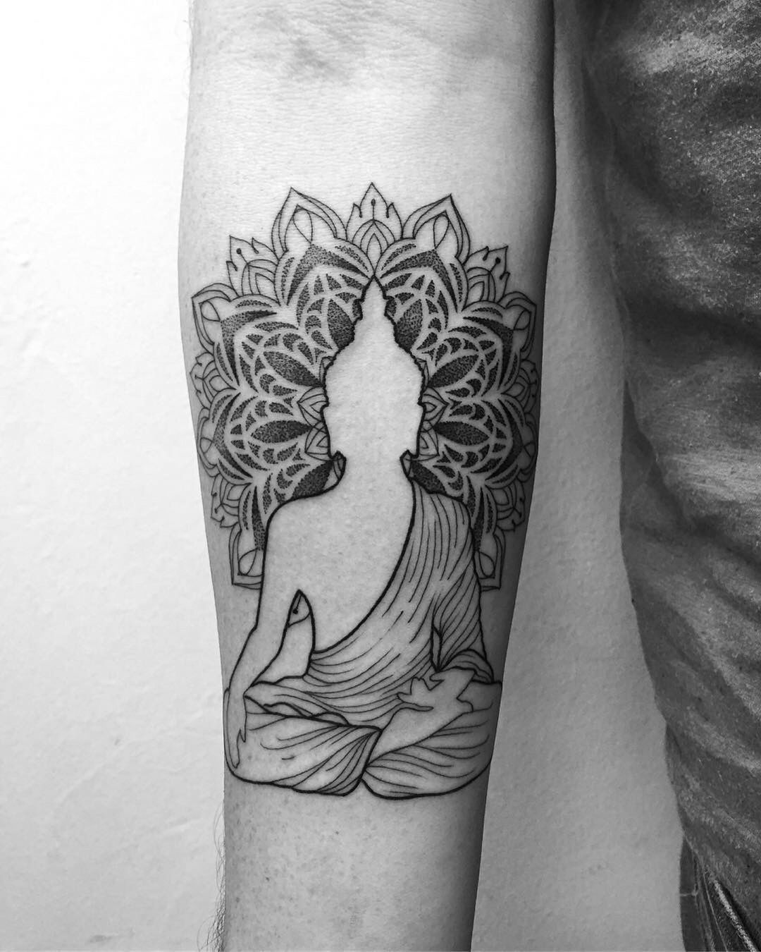 Simple Buddhist Tattoos (9)