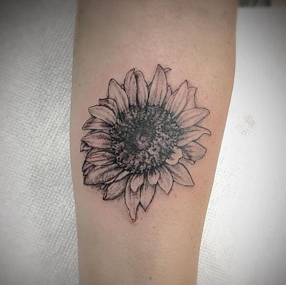 Sunflower Tattoos On Forearm