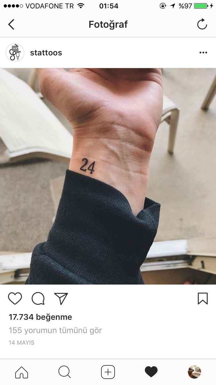 Tattoo Number Font Script Symbol Pictures (81)