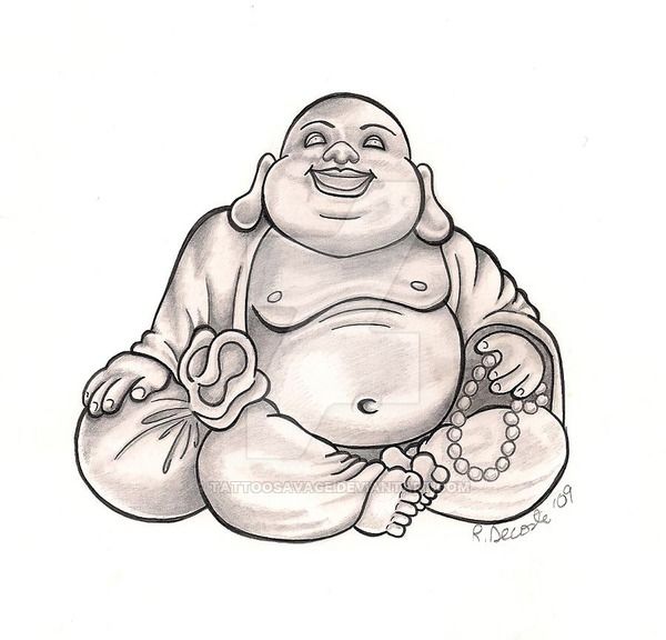 Tiny Buddha Tattoo (9)