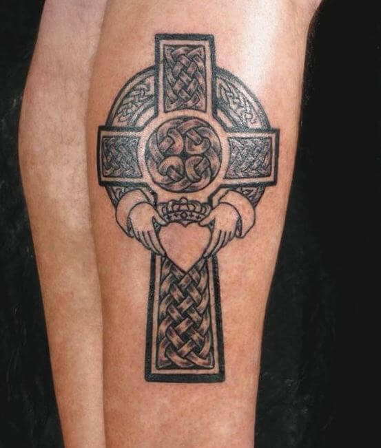 Celtic Cross Claddagh Tattoos