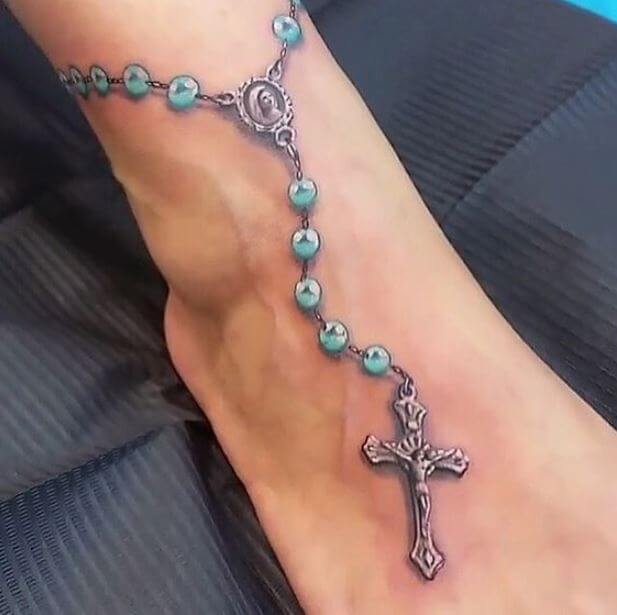 Celtic Cross Rosary Tattoos