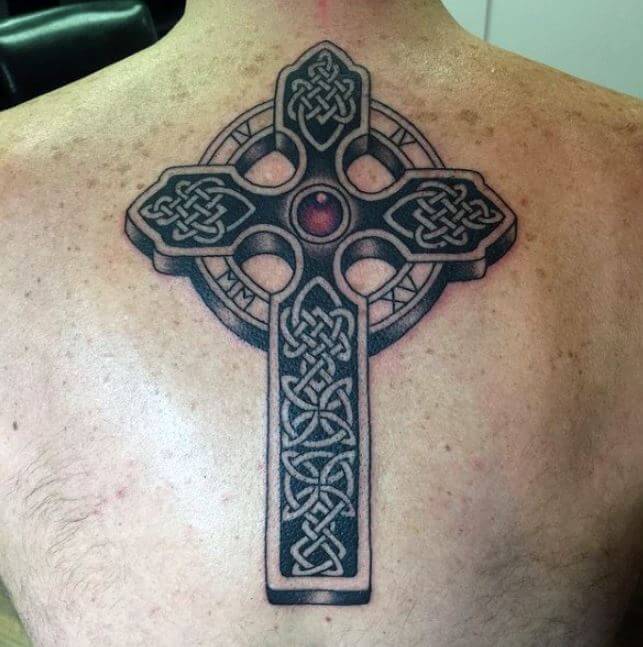 Celtic Cross Tattoos Back