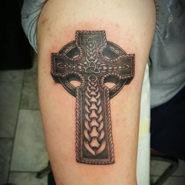Celtic Cross Tattoos For Guys