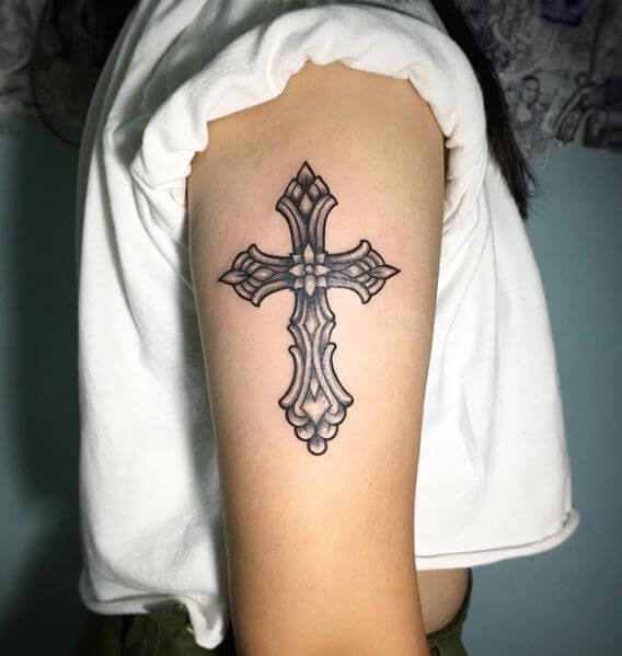 Celtic Cross Tattoos For Women