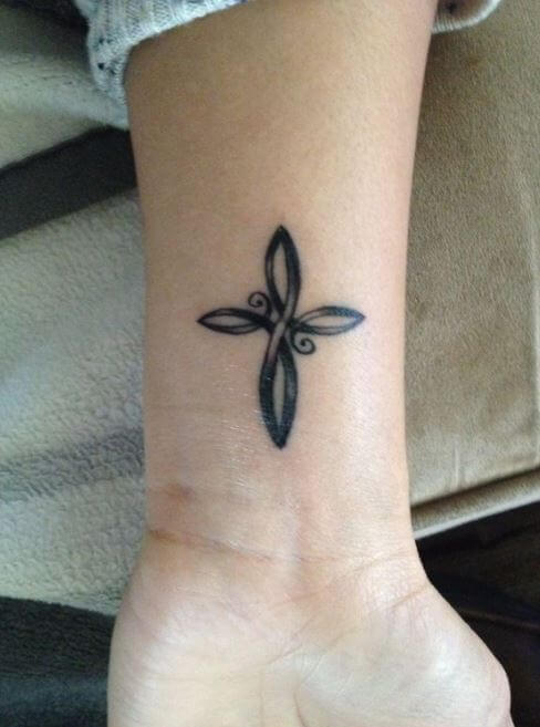 Celtic Cross Wrist Tattoos