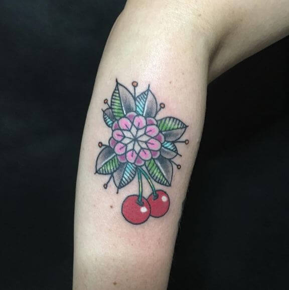 Cherry Girly Tattoos