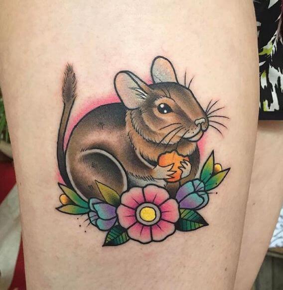 Cute Rat Girly Tattoos