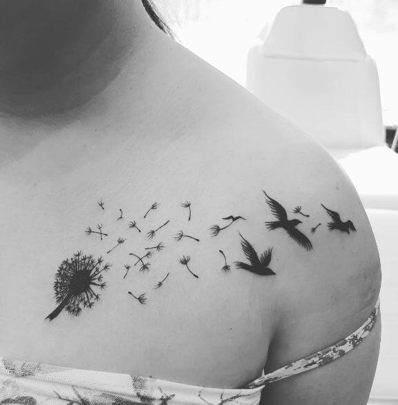 Dandelion Girly Tattoos