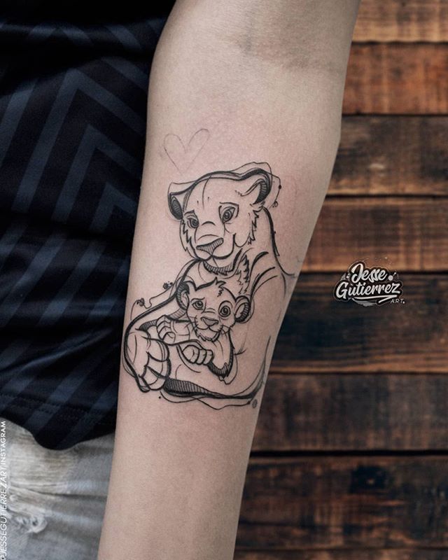Disney Tattoo Designs Small Simple Pictures (160)