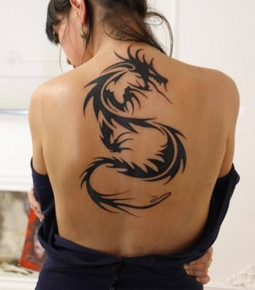 Dragon Girly Tattoos