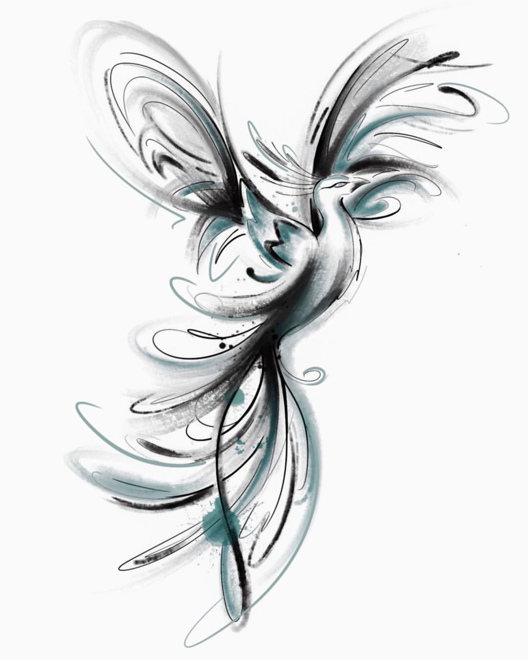 Fenix Tatuaje Masculina Feminina (160)