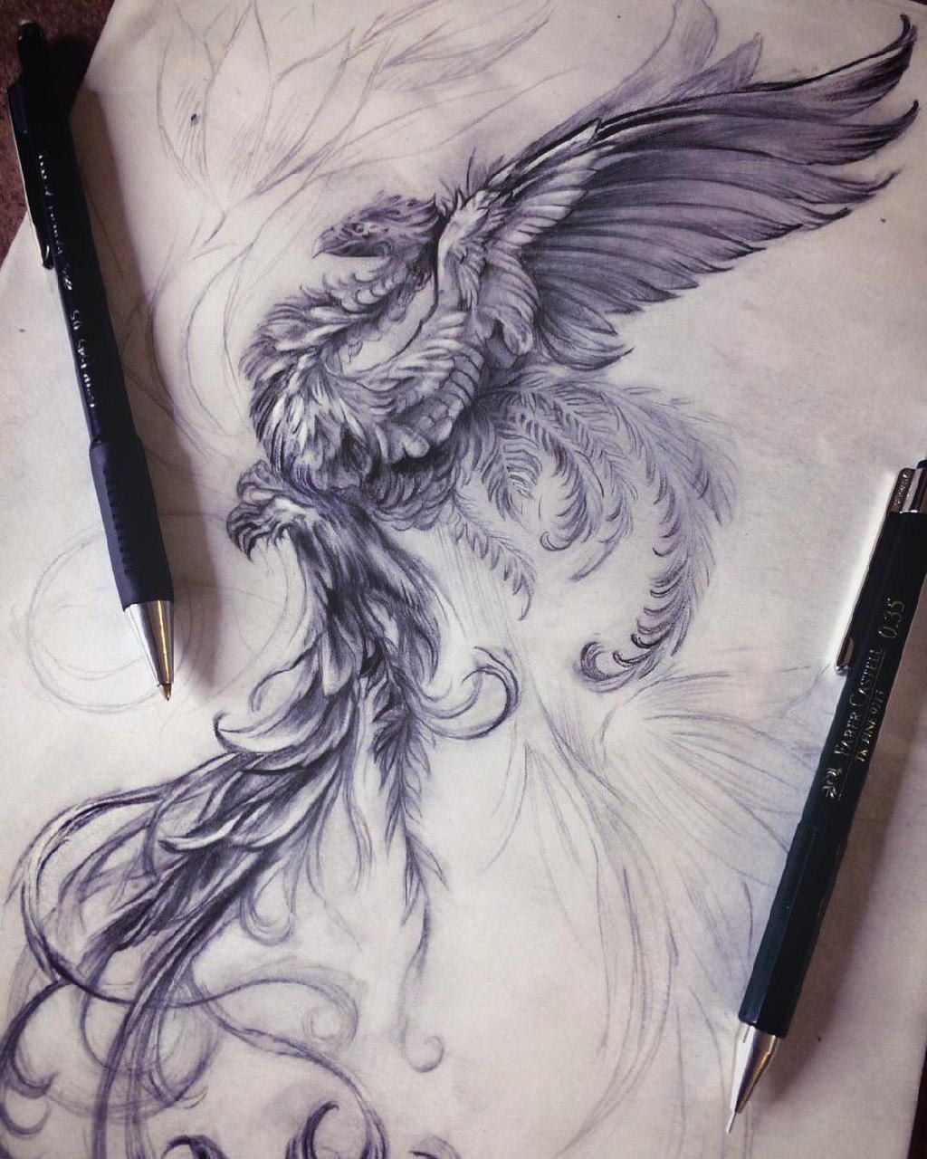 Fenix Tatuaje Masculina Feminina (95)