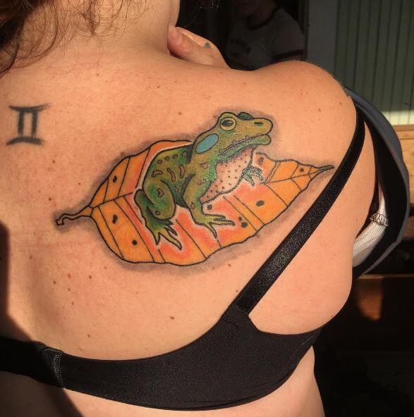 Frog Tattoos Designs For Girls