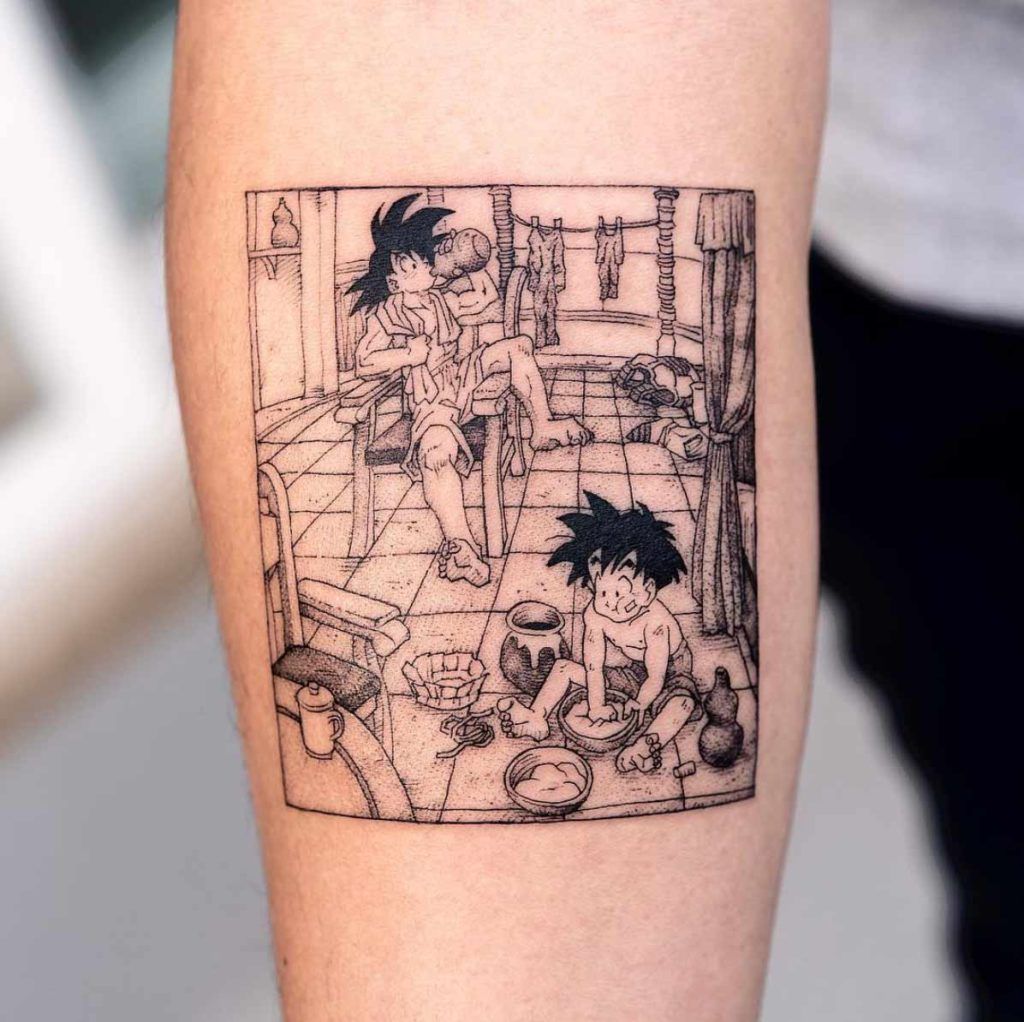 Goku Dragon Ball Z Tattoo (15)