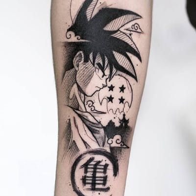Goku Dragon Ball Z Tattoo (166)