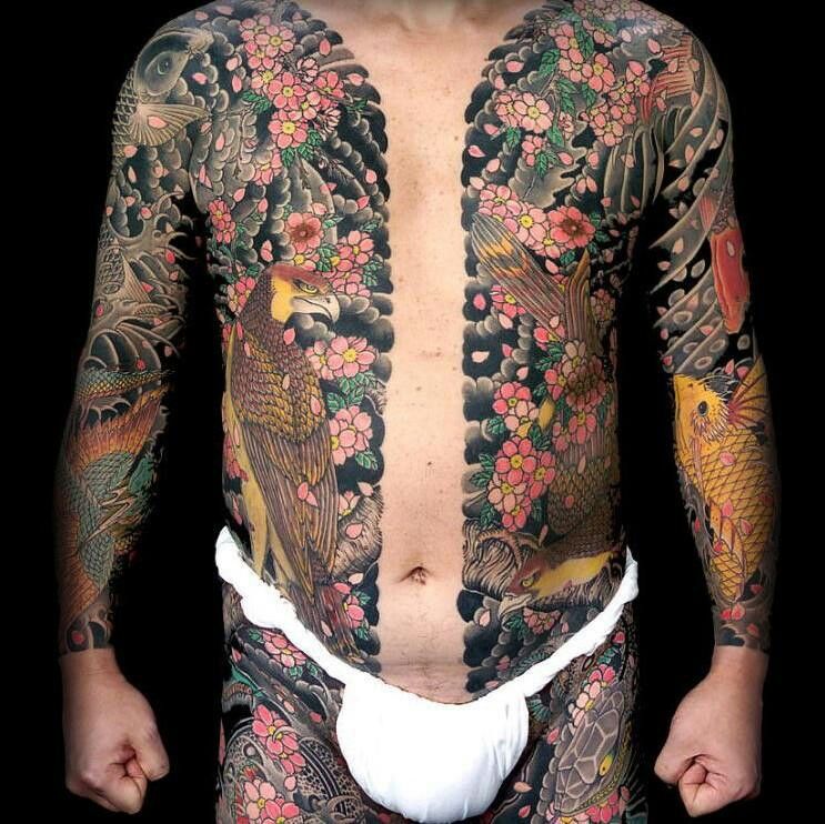 Japanese Gang Yakuza Full Body Tattoo Meanings (11)