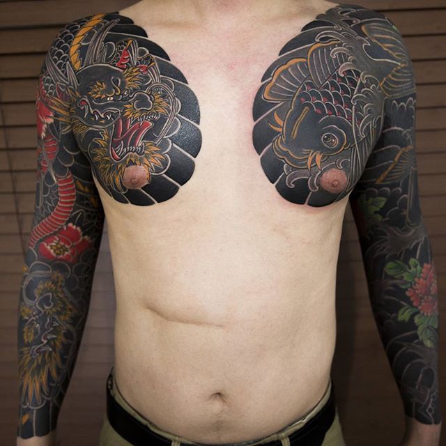 Japanese Gang Yakuza Full Body Tattoo Meanings (126)