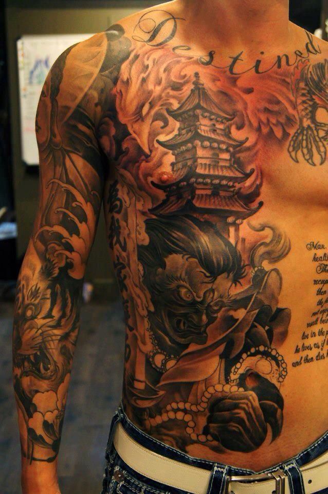 Japanese Gang Yakuza Full Body Tattoo Meanings (128)