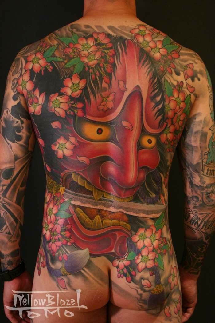 Japanese Gang Yakuza Full Body Tattoo Meanings (130)