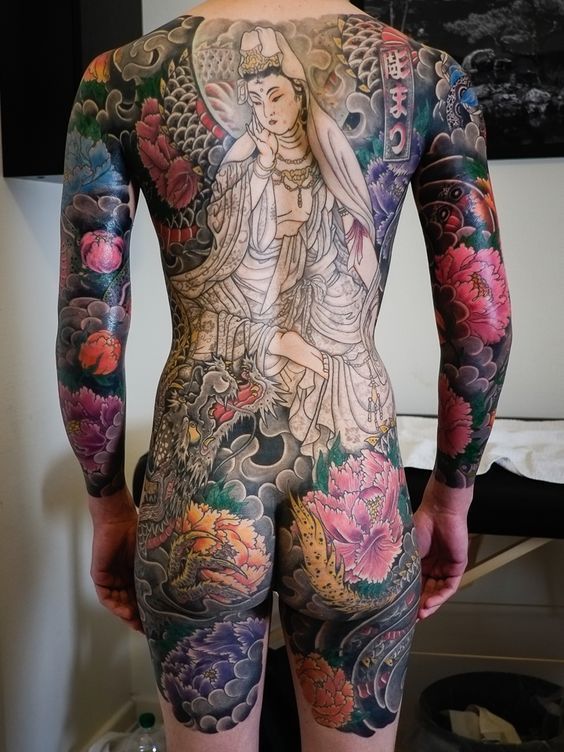 Japanese Gang Yakuza Full Body Tattoo Meanings (137)
