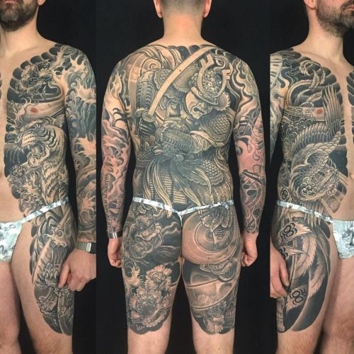Japanese Gang Yakuza Full Body Tattoo Meanings (156)