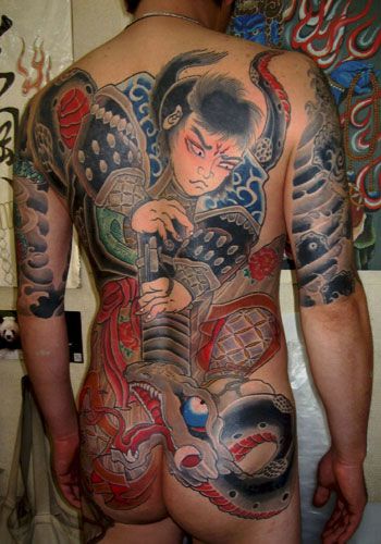 Japanese Gang Yakuza Full Body Tattoo Meanings (159)