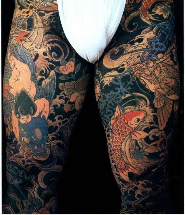 Japanese Gang Yakuza Full Body Tattoo Meanings (160)