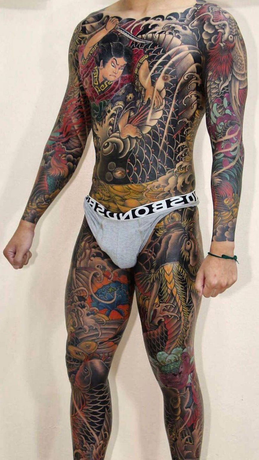 Japanese Gang Yakuza Full Body Tattoo Meanings (168)