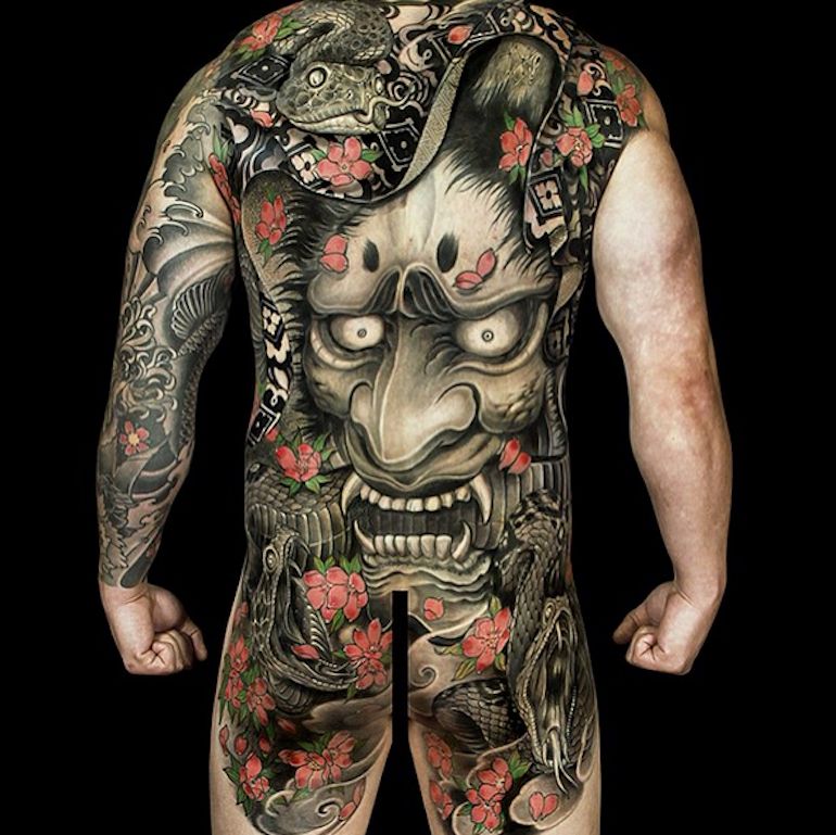 Japanese Gang Yakuza Full Body Tattoo Meanings (221)