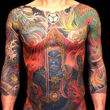 Japanese Gang Yakuza Full Body Tattoo Meanings (225)