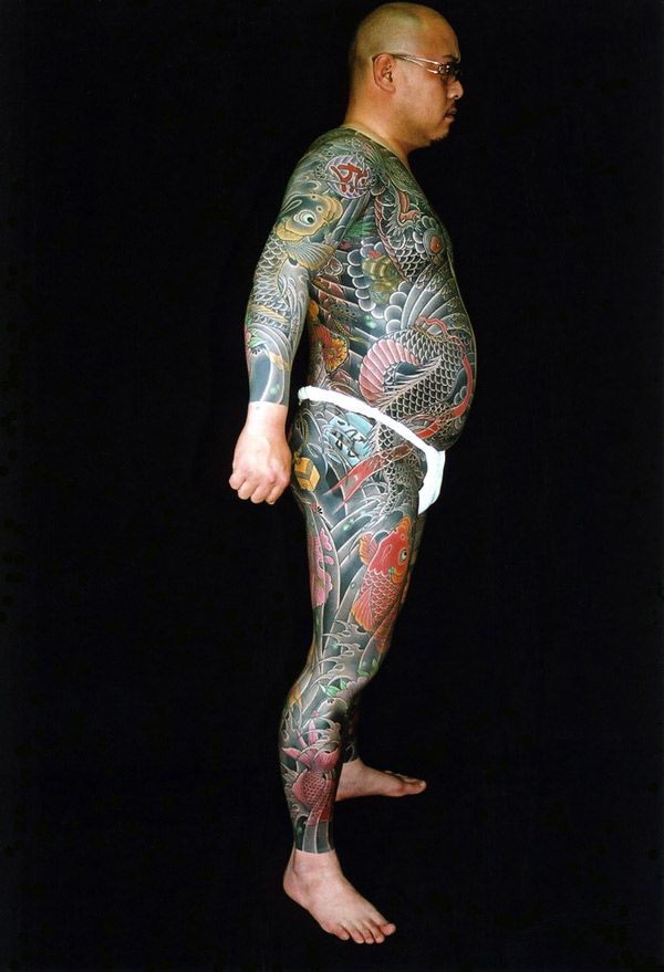 Japanese Gang Yakuza Full Body Tattoo Meanings (243)