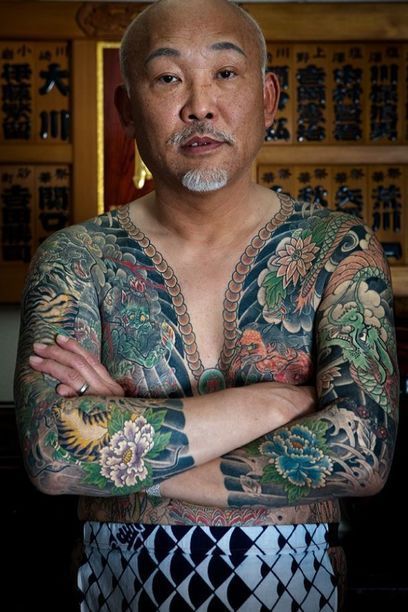 Japanese Gang Yakuza Full Body Tattoo Meanings (253)
