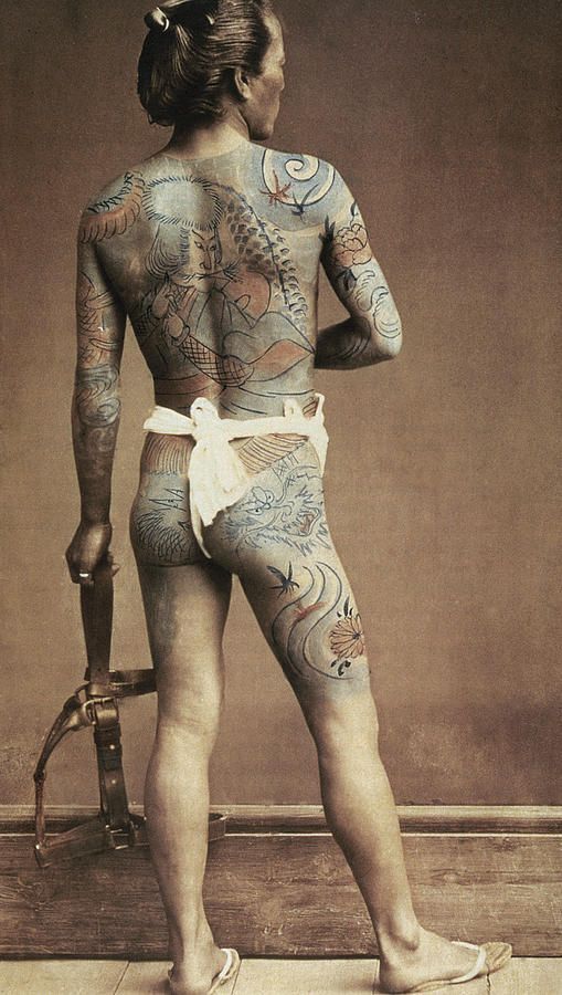 Japanese Gang Yakuza Full Body Tattoo Meanings (262)