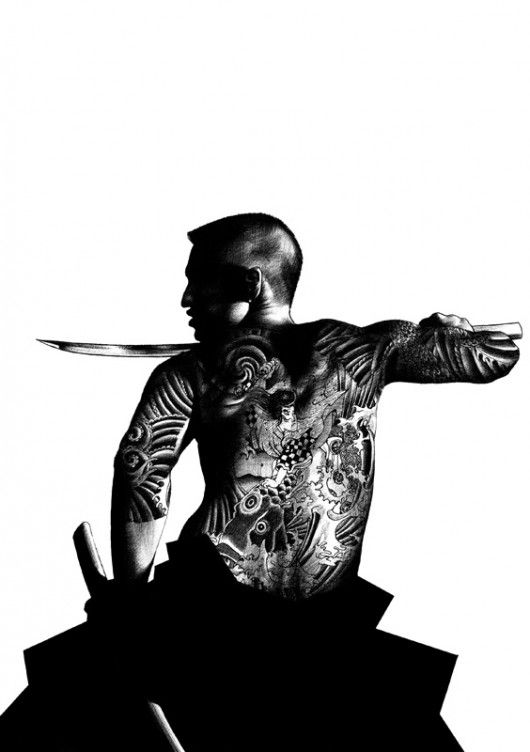 Japanese Gang Yakuza Full Body Tattoo Meanings (283)